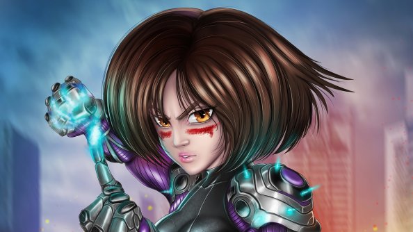 Alita Battle Angel Fanart 5k