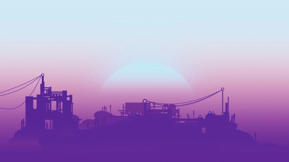 Construction Morning Illustration