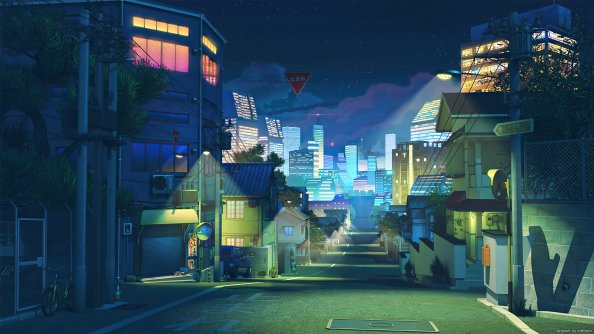 Down The Street Through Osaka 4k