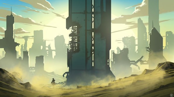 Cowboy Horse Scifi 4k