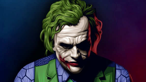 Joker Heath Ledger Illustration