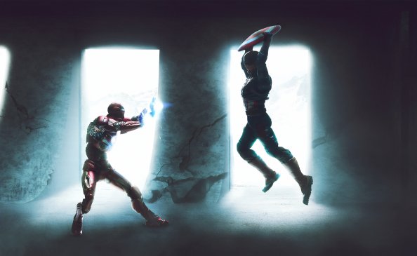 Captain America Vs Iron Man 4k