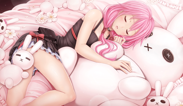 Anime Girl Sleeping