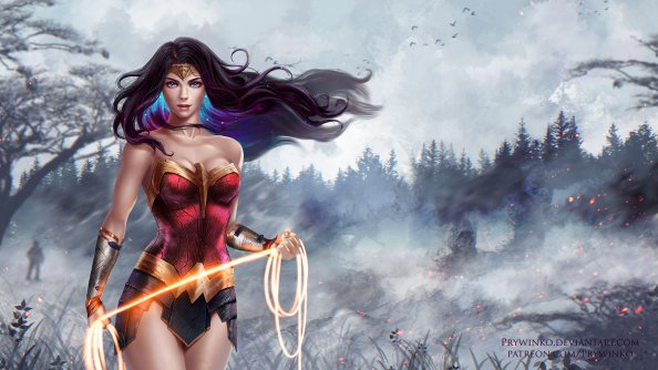 Wonder Woman Superhero Artwork