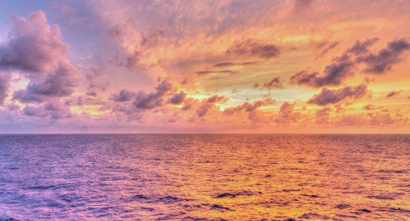 Sunset Reflections In Water 8k