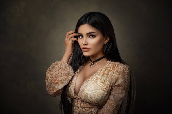 Black Hair Girl Beauty Glance