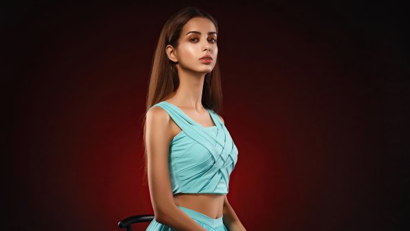 Liza Viacheslav Krivonos Chairs Sitting Dress Legs 4k