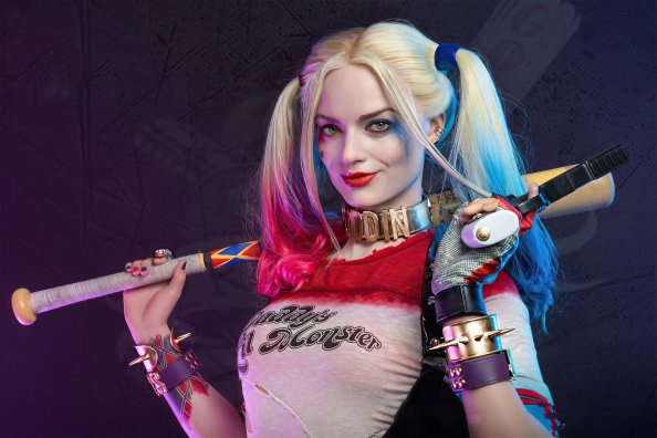 Harley Quinn X Margot Robbie 4k