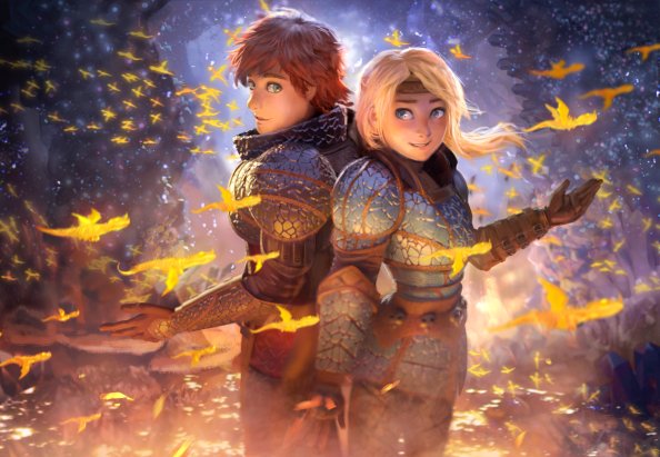 Hiccup And Astrid 5k