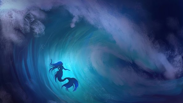 Mermaid Tsunami 4k