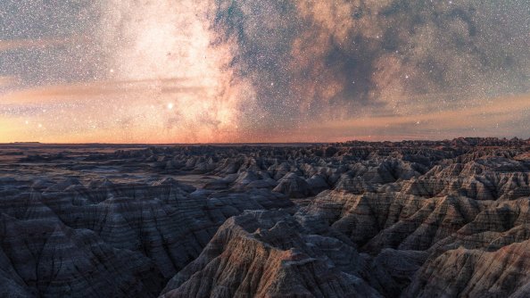 Milky Way Above Badlands National 5k