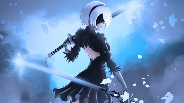 2B Nier Automata Fanart