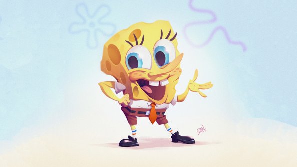 Spongebob Art 4k
