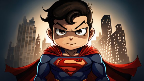 Superman Cartoon 5k