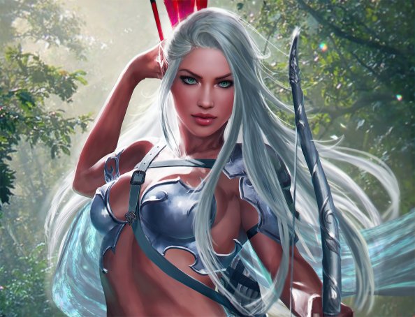 Aron Stone Warrior Girl 4k