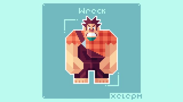 Wreck It Ralph Pixel Art 5k