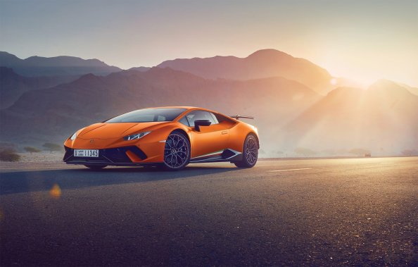 Orange Lamborghini Huracan
