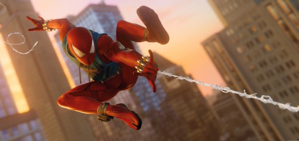 Scarlet Spider In Ps4 Game 4k