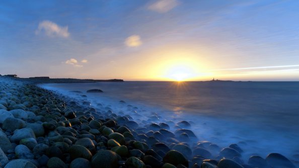 Sunset Sea Landscape