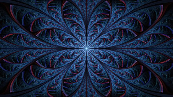 Night Hawk Blue Spiral 4k