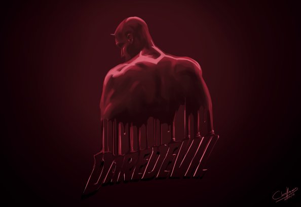 Daredevil OilPaint 8k
