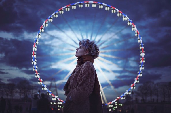 Girl Ferris Wheel Photography