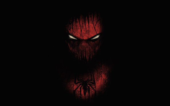Red Black Spiderman