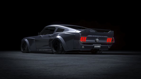 Ford Mustang Fastback 1967 Widebody 4k