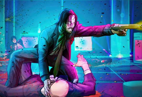 John Wick Stay Away Fanart