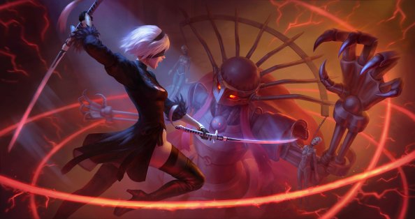 Nier Automata Digital Art 5k