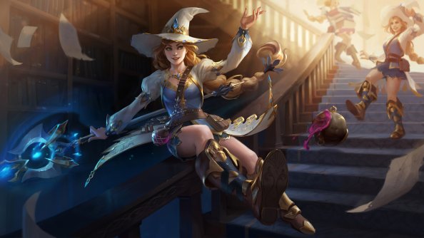 Smite Charm Caster The Morrigan 4k