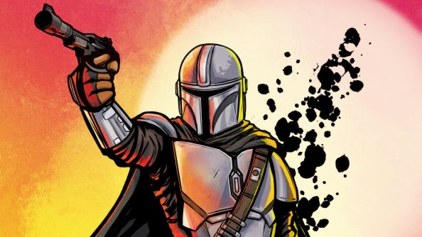 The Mandalorain Comic Poster