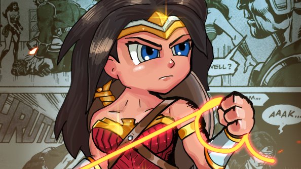 Wonder Woman Cartoonic 5k