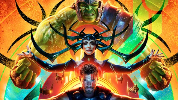 Hulk Hela Thor In Thor Ragnarok