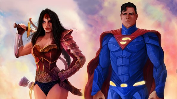 Wonder Woman And Superman 4k
