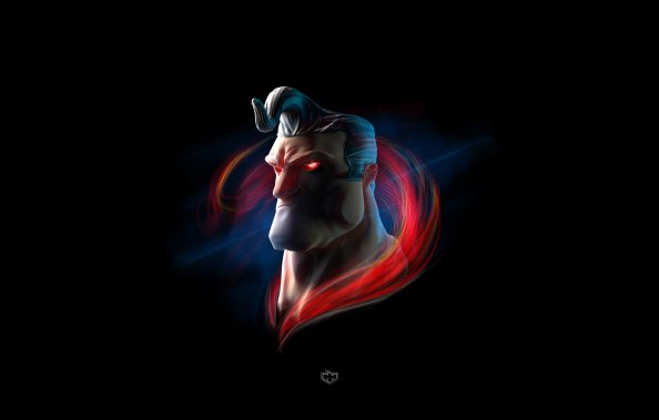 Superman Cartoonic Art