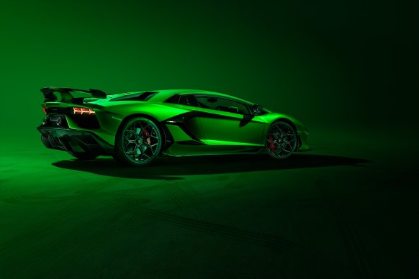 Lamborghini Aventador SVJ Side View