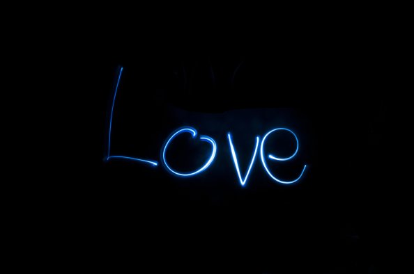 Love Long Exposure Typography