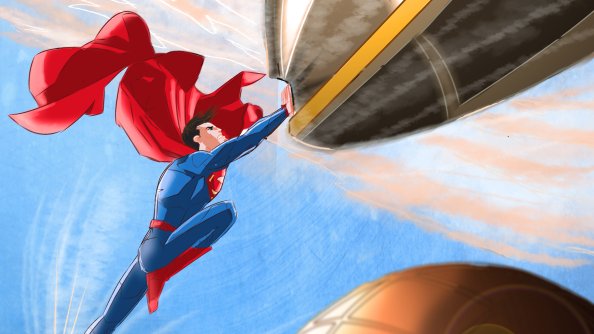 Superman New Comic Art