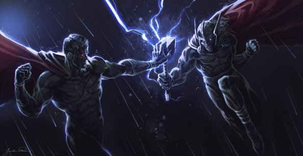 Superman Vs Thor