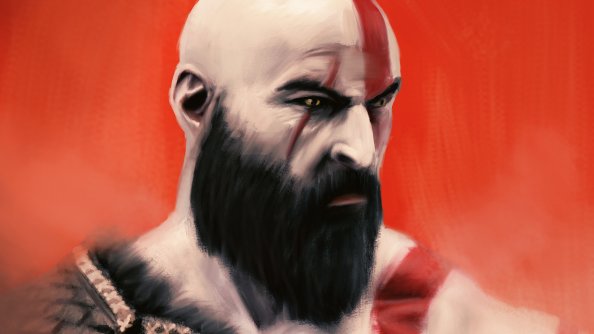 God Of War Kratos Art