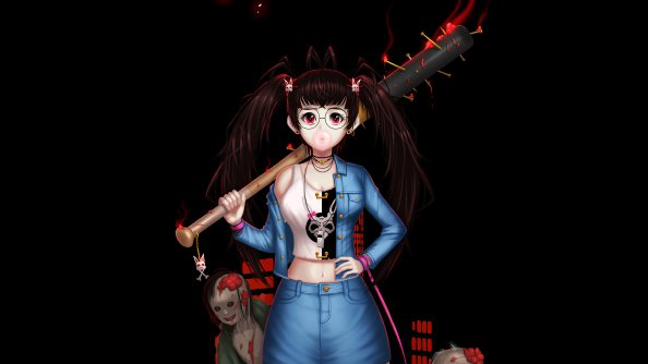Zombie Fighter Girl 4k