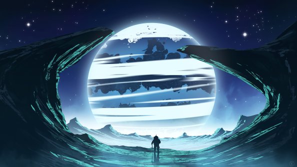 Astronaut Finding The Brightest Star 4k