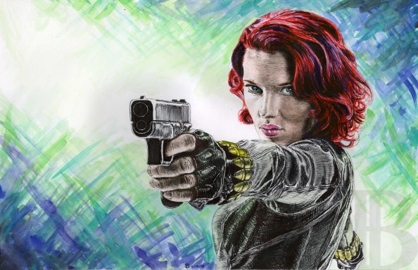 Black Widow 5k Artwork