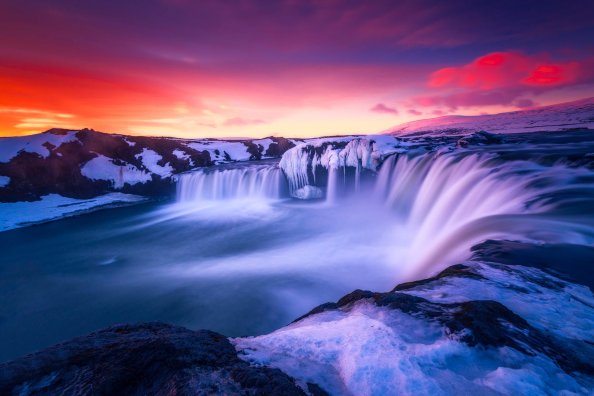 Waterfall Iceland