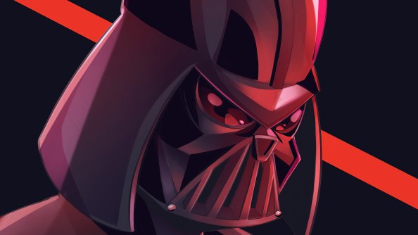 Darth Vader 4k Minimal Art