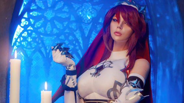 Rosaria Genshin Impact Cosplay