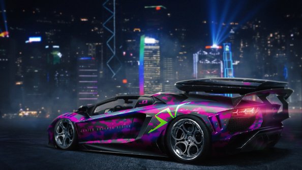 Lamborghini Aventador Sv Modified Cgi Art 4k