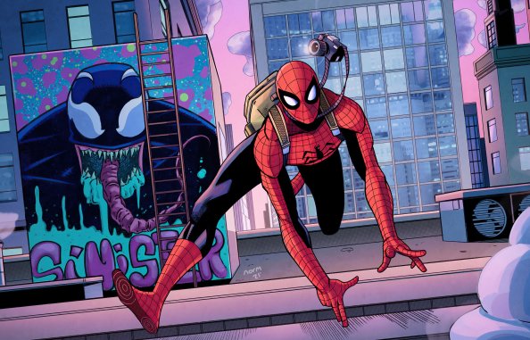 Spiderman Getting Off Work 5k