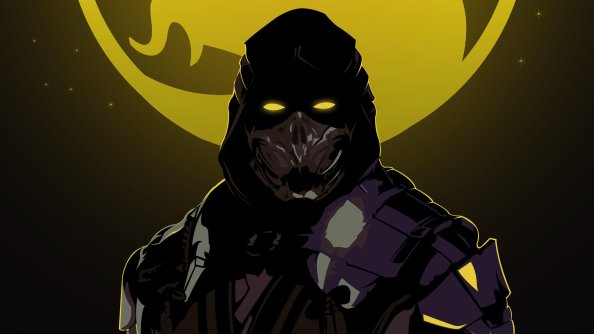 Scorpion Sub Zero Mortal Kombat Art 4k